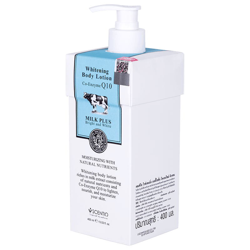 Beauty Buffet Milk Plus Whitening Lotion 400 ml – Fast Absorb Non-Sticky Brightening Body Lotion Thailand