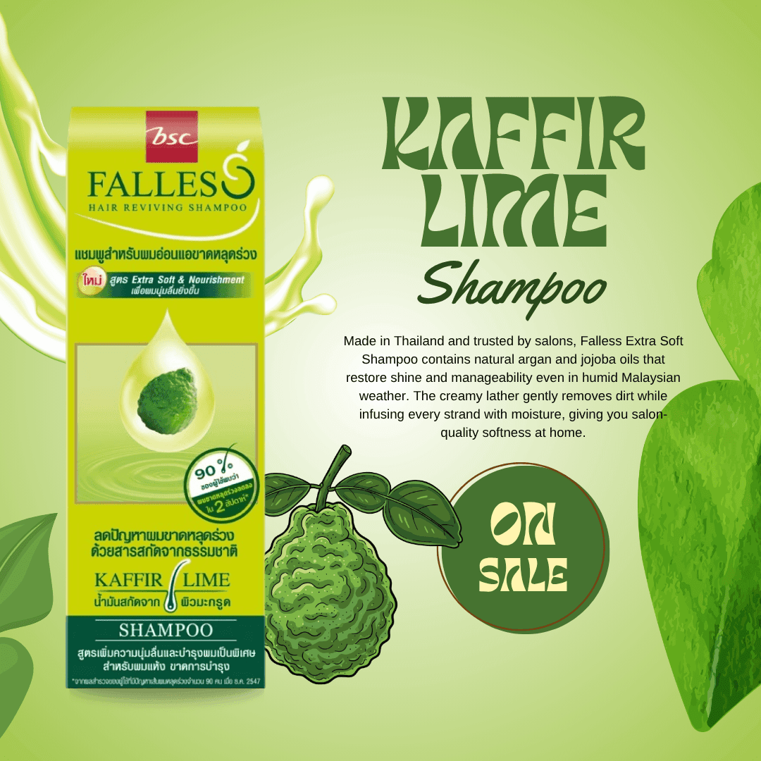 Falless Extra Soft Shampoo 180ml – Deep Nourish for Dry & Damaged Hair | 泰国柔顺滋养洗发水 | Syampu Melembut Rambut Kering & Rosak - Image 3