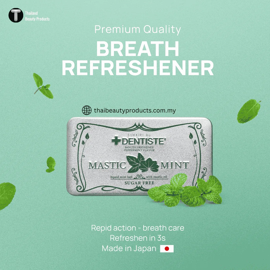 Dentiste mastic mint liquid ball breath refresher